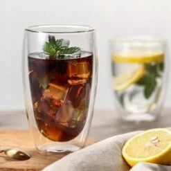 Verres à Latte Macchiato De Luxe à Double Paroi - Verres à Verres à Café à Double Paroi - Verres à Cappuccino - Tasse à Cappuccino - Verres à Latte - Verre à Thé à Double Paroi 380 ML - Set De 2 -Cuisine Fournitures Magasin 1200x1200 2964