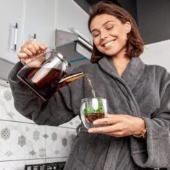 Verres à Verres à Thé De Luxe à Double Paroi - Verres à Cappuccino - Verre à Café à Double Paroi - Verre à Thé à Double Paroi Avec Cuillère - 300 ML - Set De 6 -Cuisine Fournitures Magasin 1200x1200 2970