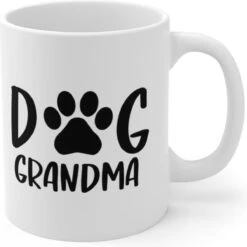 Tasse En Céramique De Grand-mère De Chien, Tasses Mignonnes Avec La Patte, Cadeaux Drôles Pour La Grand-mère, Tasses De Grand-mère De Chien Pour Des Femmes, Tasses Conçues De Qualité, D015-041W, 11oz, -Cuisine Fournitures Magasin 1200x1200 2978