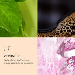 DUOS 6 X 310 Ml Jumbo Verres Isothermes Double Paroi + 6 X Cuillères Inox, Latte Macchiato, Cocktails, Apéritifs Par Feelino -Cuisine Fournitures Magasin 1200x1200 2983