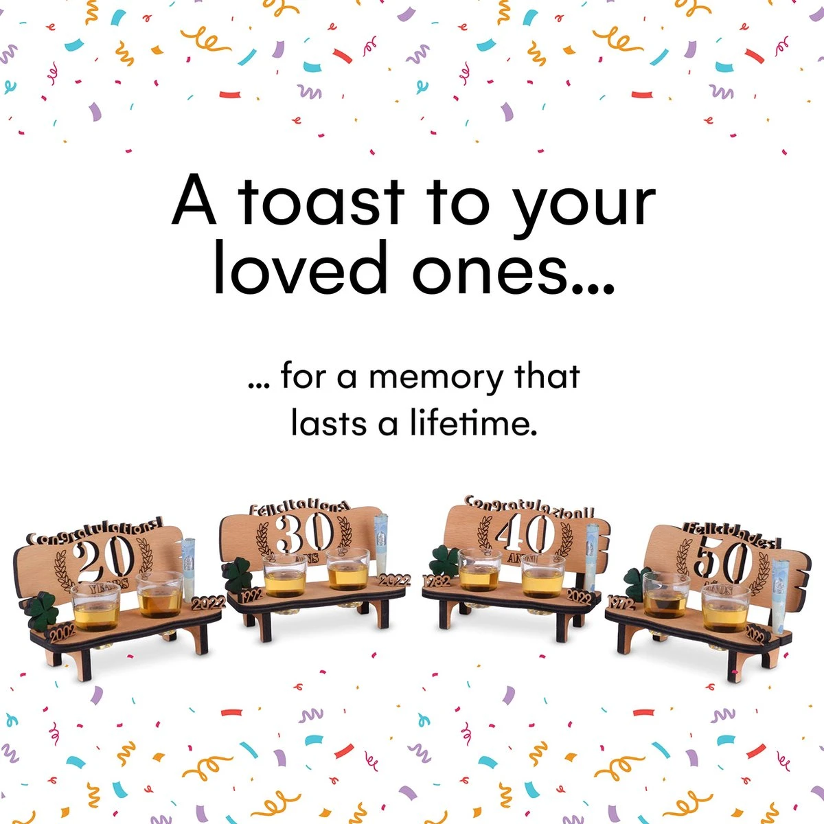 Brynnberg Schnapsbank Mit Jahreszahl - Holz Lorbeerkranz Mit Zahl Engraving - Gift Zum 30 Hochzeitstag Couple Anniversary - Geburtstag Und Pärchen Gift Idea - Schnapsgläser Latte Mit 2 Gläsern 6 Brynnberg Schnapsbank Mit Jahreszahl - Holz Lorbeerkranz Mit Zahl Engraving - Gift Zum 30 Hochzeitstag Couple Anniversary - Geburtstag Und Pärchen Gift Idea - Schnapsgläser Latte Mit 2 Gläsern – Image 6