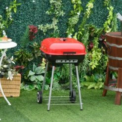 Barbecue à Charbon Outsunny Sur Roulettes Barbecue Chariot Boule Barbecue Grill Avec Couvercle BBQ Métal Rouge 01-0569 21 Barbecue à Charbon Outsunny Sur Roulettes Barbecue Chariot Boule Barbecue Grill Avec Couvercle BBQ Métal Rouge 01-0569 -Cuisine Fournitures Magasin 1200x1200 301