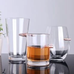 WiseGoods Glas à Whisky De Luxe Avec Balle - Verres à Alcohol - Cadeau - Design - Whisky - Verres à Whisky - Wiskey - Cadeau - 270ML -Cuisine Fournitures Magasin 1200x1200 3045