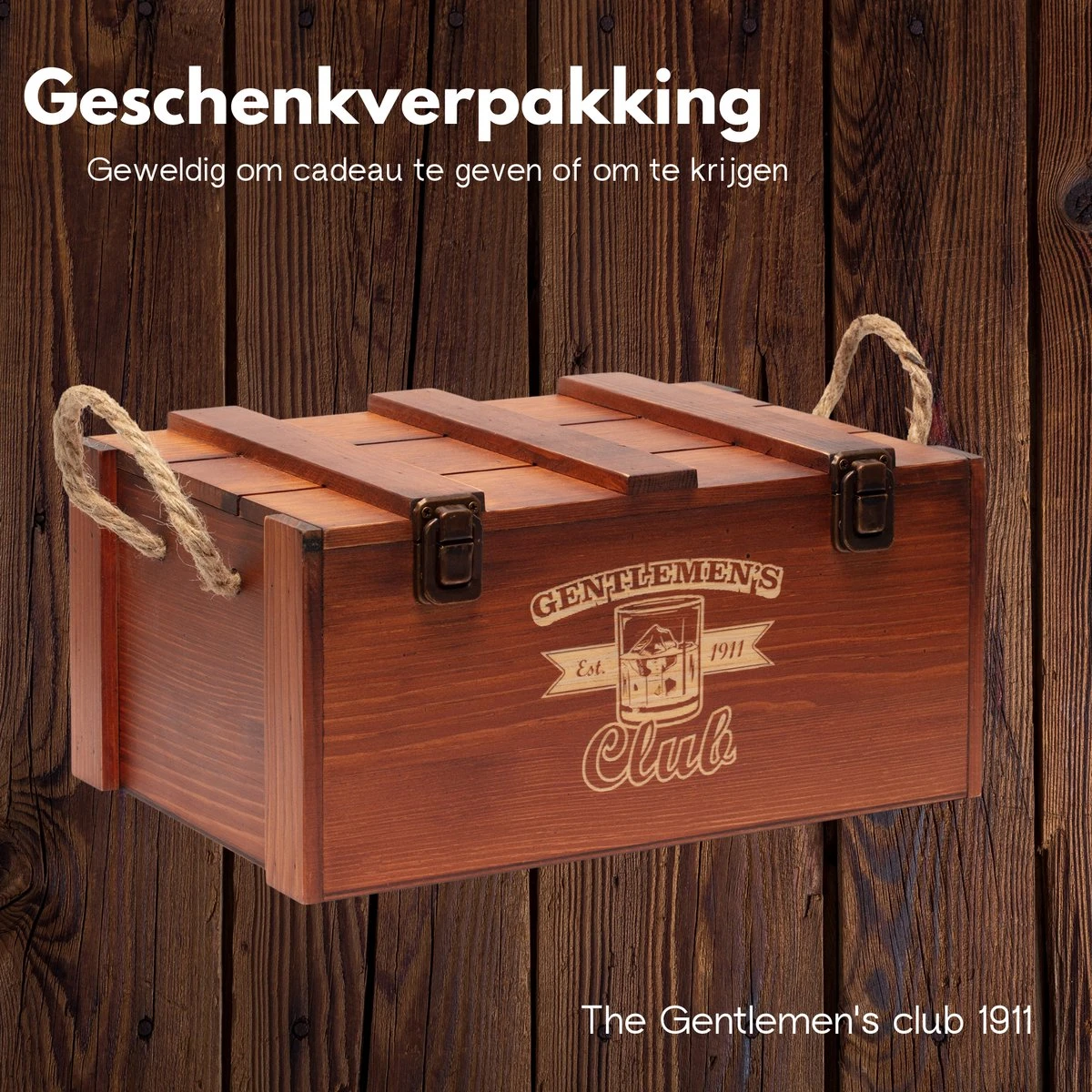 Le Gentlemen's Club 1911 | Ensemble De Whisky | 2 Verres à Whisky | 8 Pierres à Whisky | 2 Dessous De Verre | Boite Cadeau | Sac De Rangement 4 Le Gentlemen's Club 1911 | Ensemble De Whisky | 2 Verres à Whisky | 8 Pierres à Whisky | 2 Dessous De Verre | Boite Cadeau | Sac De Rangement – Image 4