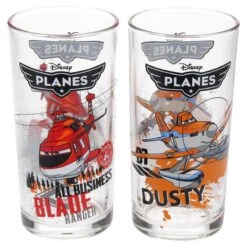 Disney Pixar Planes Verres à Boire Ensemble De Deux Verres Blade And Dusty 250 ML - 13x6cm | Tasses Pour Enfants | Verre à Boire -Cuisine Fournitures Magasin 1200x1200 3084