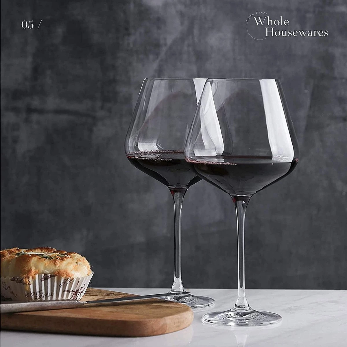 ARTICLES MÉNAGERS COMPLETS | Ensemble De Verres à Vin | Lot De 4 | Ensemble De Verres à Vin En Cristal De 850 Ml Pour Vin Rouge Et Blanc 2 ARTICLES MÉNAGERS COMPLETS | Ensemble De Verres à Vin | Lot De 4 | Ensemble De Verres à Vin En Cristal De 850 Ml Pour Vin Rouge Et Blanc – Image 2