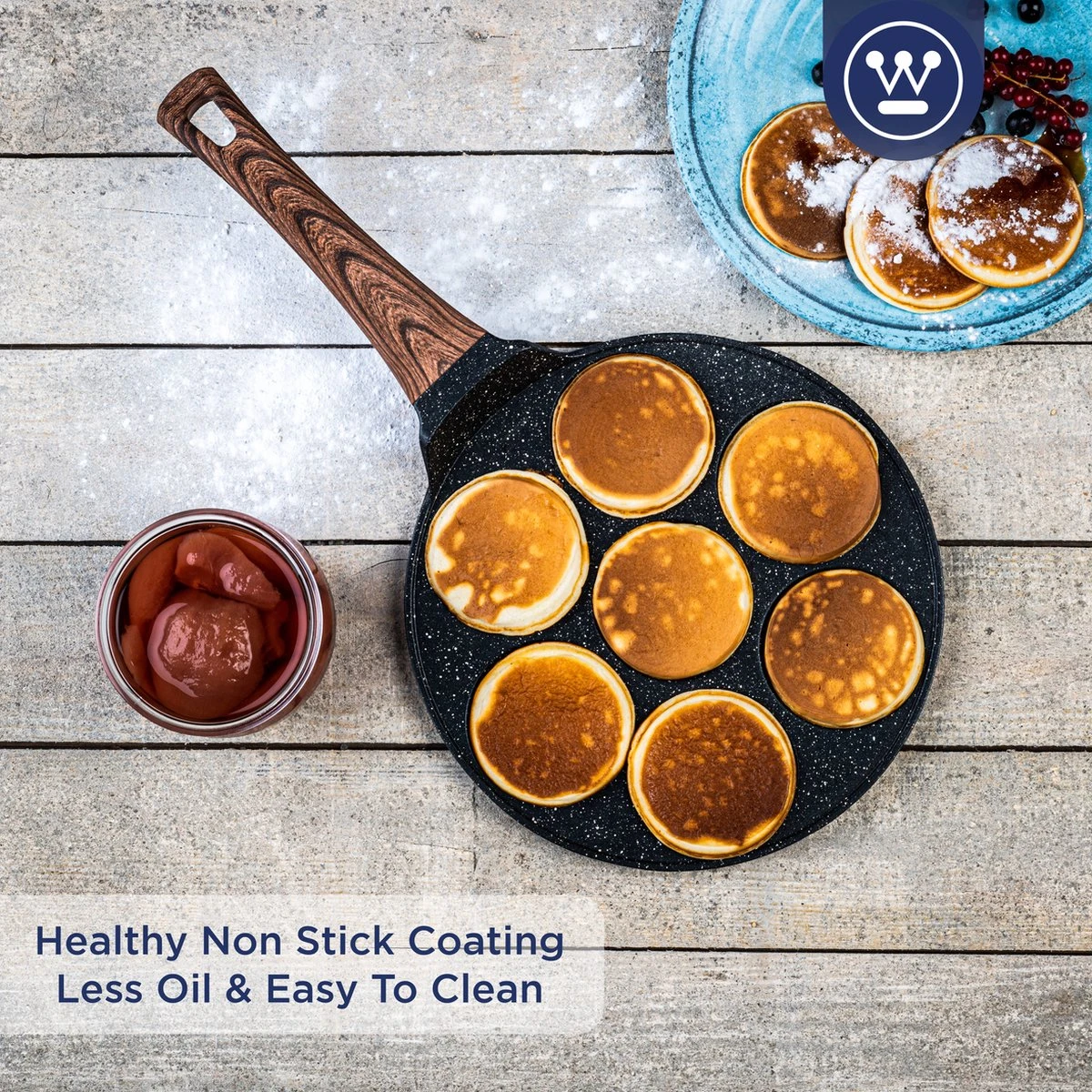 Batterie De Cuisine Westinghouse - Édition Spéciale Poêle à Crêpes 26 Cm + Poêle à Crêpes 28 Cm - Édition Spéciale 2 Batterie De Cuisine Westinghouse - Édition Spéciale Poêle à Crêpes 26 Cm + Poêle à Crêpes 28 Cm - Édition Spéciale – Image 2