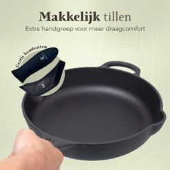 Belluci - Ø31cm - Poêle En Fonte - Poêle - Poêle à Frire Adaptée à Toutes Les Sources De Chaleur BBQ Et Induction Avec Accessoires - Poêle - Casserole 16 Belluci - Ø31cm - Poêle En Fonte - Poêle - Poêle à Frire Adaptée à Toutes Les Sources De Chaleur BBQ Et Induction Avec Accessoires - Poêle - Casserole -Cuisine Fournitures Magasin 1200x1200 361