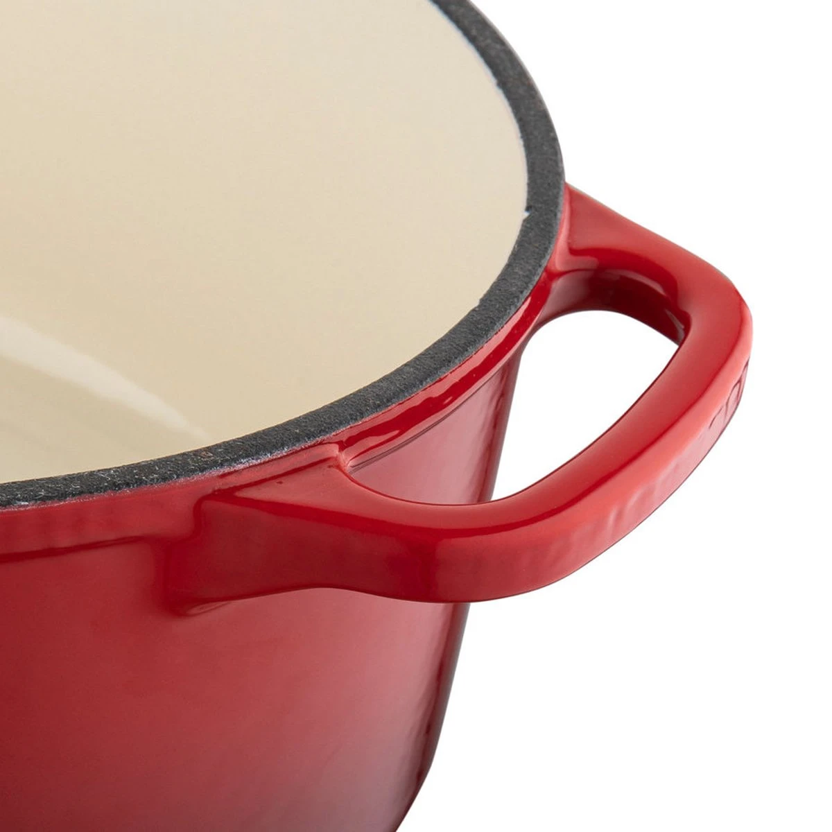 Cocotte Florina Professionnelle En Fonte émaillée Ø 24 Cm 3,5L Rouge Cerise - Tous Feux Pour Induction - Cocotte - Poids 5,3 Kg 9 Cocotte Florina Professionnelle En Fonte émaillée Ø 24 Cm 3,5L Rouge Cerise - Tous Feux Pour Induction - Cocotte - Poids 5,3 Kg – Image 9