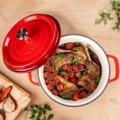 Cocotte Florina Professionnelle En Fonte émaillée Ø 24 Cm 3,5L Rouge Cerise - Tous Feux Pour Induction - Cocotte - Poids 5,3 Kg 31 Cocotte Florina Professionnelle En Fonte émaillée Ø 24 Cm 3,5L Rouge Cerise - Tous Feux Pour Induction - Cocotte - Poids 5,3 Kg -Cuisine Fournitures Magasin 1200x1200 375