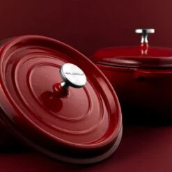 Cocotte Florina Professionnelle En Fonte émaillée Ø 24 Cm 3,5L Rouge Cerise - Tous Feux Pour Induction - Cocotte - Poids 5,3 Kg 32 Cocotte Florina Professionnelle En Fonte émaillée Ø 24 Cm 3,5L Rouge Cerise - Tous Feux Pour Induction - Cocotte - Poids 5,3 Kg -Cuisine Fournitures Magasin 1200x1200 376