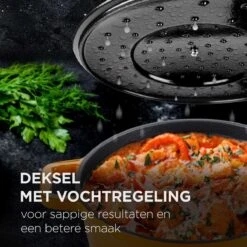 Rosmarino - Poêle En Fonte - Oranje - Ø20cm - 1,8 Litre - Poêle à Frire - 100% Sans PFAS & PFOA - Émail - Convient à Toutes Les Sources De Chaleur -Cuisine Fournitures Magasin 1200x1200 379