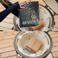Evolve Advanced Solo - Barbecue Kamado 24" / 61 CM / XXL - Sans Base Ni Tables D'appoint - Accessoires Gratuits Inclus - Parois En Céramique - Forme D'oeuf - Chaleur Directe + Chaleur Indirecte - Ventilation Professionnelle - Thermomètre Intelligent 24 Evolve Advanced Solo - Barbecue Kamado 24" / 61 CM / XXL - Sans Base Ni Tables D'appoint - Accessoires Gratuits Inclus - Parois En Céramique - Forme D'oeuf - Chaleur Directe + Chaleur Indirecte - Ventilation Professionnelle - Thermomètre Intelligent -Cuisine Fournitures Magasin 1200x1200 40