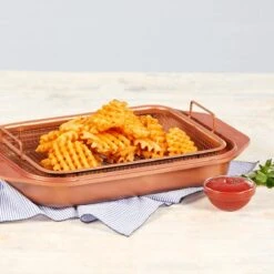 Livington Copperline WonderCooker - Ensemble De Cuisine 14 En 1 - Casserole, Poêle à Griller, Mijoteuse Et Plus - Ensemble De Cuisine Pour Tous Les Types De Cuisinières, Y Compris L'induction -Cuisine Fournitures Magasin 1200x1200 403