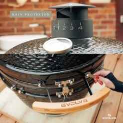 Evolve Advanced Solo - Barbecue Kamado 24" / 61 CM / XXL - Sans Base Ni Tables D'appoint - Accessoires Gratuits Inclus - Parois En Céramique - Forme D'oeuf - Chaleur Directe + Chaleur Indirecte - Ventilation Professionnelle - Thermomètre Intelligent 25 Evolve Advanced Solo - Barbecue Kamado 24" / 61 CM / XXL - Sans Base Ni Tables D'appoint - Accessoires Gratuits Inclus - Parois En Céramique - Forme D'oeuf - Chaleur Directe + Chaleur Indirecte - Ventilation Professionnelle - Thermomètre Intelligent -Cuisine Fournitures Magasin 1200x1200 41