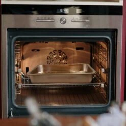 YUGN Torréfaction Plateau Combi Torréfaction Lèchefrite Set - 2x Torréfaction Plateau Avec Grille Pour Le Four Vaisselle - 36x27x7CM Et 40x30x7CM -Cuisine Fournitures Magasin 1200x1200 411