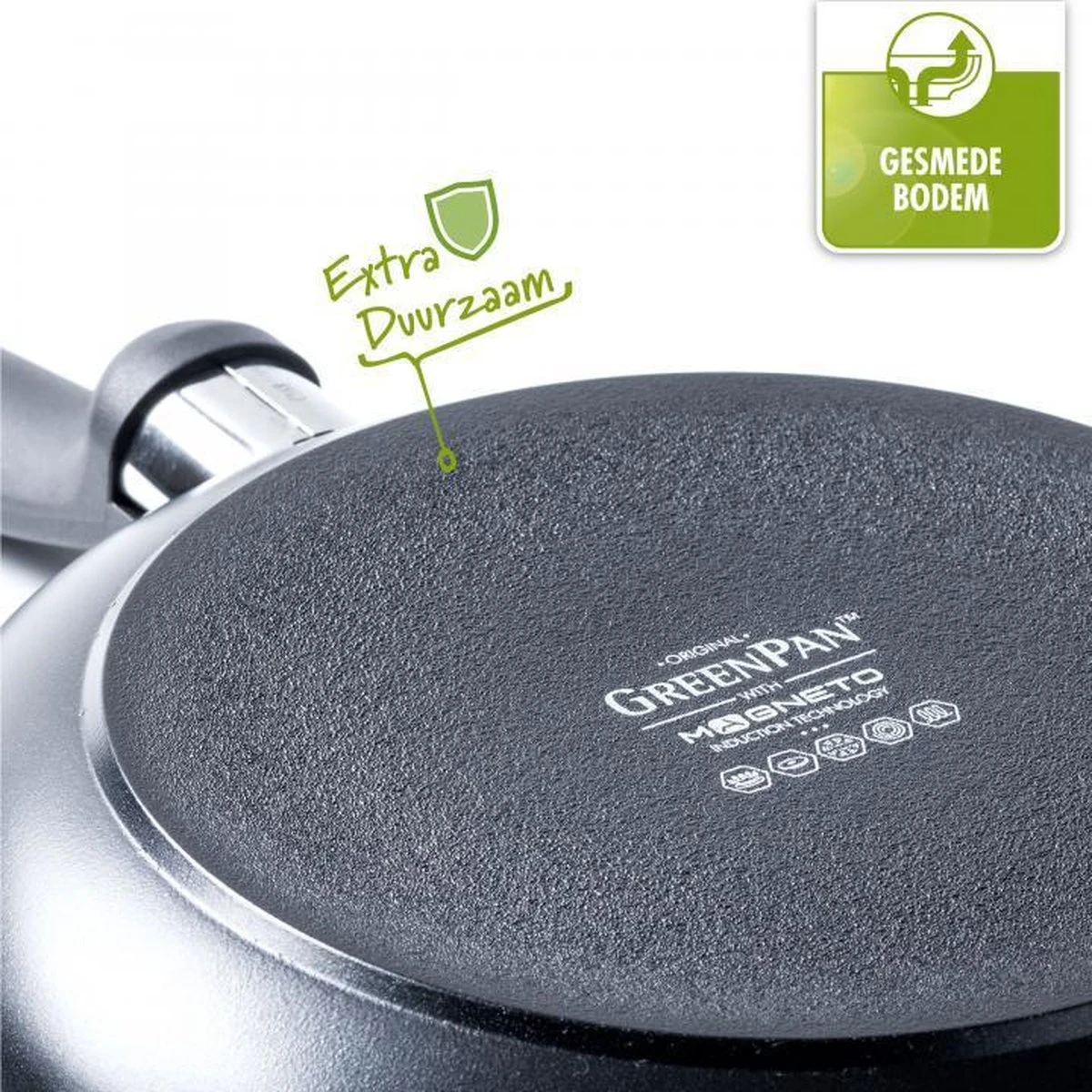 Greenpan Poêle à Frire Melbourne Infinity Quarts 30 Cm - Pan | Mate | Cuisiner | Cuisine | Pan En Acier Inoxydable | Lot De Casseroles 2 Greenpan Poêle à Frire Melbourne Infinity Quarts 30 Cm - Pan | Mate | Cuisiner | Cuisine | Pan En Acier Inoxydable | Lot De Casseroles – Image 2