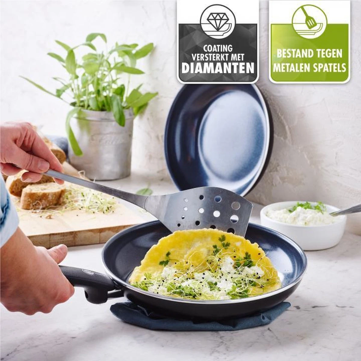 Greenpan Poêle à Frire Melbourne Infinity Quarts 30 Cm - Pan | Mate | Cuisiner | Cuisine | Pan En Acier Inoxydable | Lot De Casseroles 3 Greenpan Poêle à Frire Melbourne Infinity Quarts 30 Cm - Pan | Mate | Cuisiner | Cuisine | Pan En Acier Inoxydable | Lot De Casseroles – Image 3