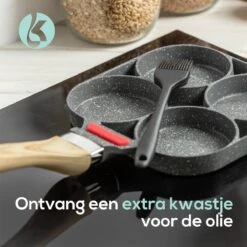 Keukenhulponline - Poêle à Omelette - Poêle à Crêpes - Poêle à Frire - Revêtement En Pierre Maifan - Convient à Toutes Les Sources De Chaleur, Y Compris L'induction - 21cm X 21cm 21 Keukenhulponline - Poêle à Omelette - Poêle à Crêpes - Poêle à Frire - Revêtement En Pierre Maifan - Convient à Toutes Les Sources De Chaleur, Y Compris L'induction - 21cm X 21cm -Cuisine Fournitures Magasin 1200x1200 464