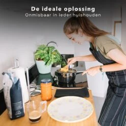 Casserole Cheqo® Aluminium - Ø 18cm - 2.5L - Couvercle Inclus - Tous Feux - Gaz, Electrique, Céramique, Induction, Halogène, Four - Passe Au Lave-Vaisselle - Sans PFOA -Cuisine Fournitures Magasin 1200x1200 478