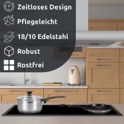 Ensemble De Casseroles/casseroles - Antiadhésif/ensemble De Poêles à Frire, Ensemble De Poêles à Frire, Sans PFAS, Va Au Lave-vaisselle -Cuisine Fournitures Magasin 1200x1200 486