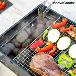 Innovagoods Barbecue Portable Pliable à Utiliser Avec Du Charbon De Bois - Barbecue Portable - Barbecue Pliable - Petit Barbecue - Barbecue Portable - Barbecue De Table - Barbecue De Table Charbon De Bois - Petit Barbecue - Mini Barbecue -Cuisine Fournitures Magasin 1200x1200 51