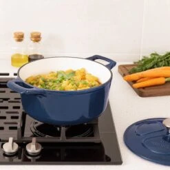 Cocotte En Fonte Navaris Avec Couvercle - Navaris émaillée - Convient à La Cuisson Induction, Gaz Et Céramique - Bleu Foncé 19 Cocotte En Fonte Navaris Avec Couvercle - Navaris émaillée - Convient à La Cuisson Induction, Gaz Et Céramique - Bleu Foncé -Cuisine Fournitures Magasin 1200x1200 559