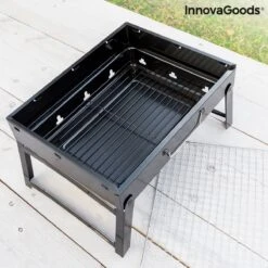 Innovagoods Barbecue Portable Pliable à Utiliser Avec Du Charbon De Bois - Barbecue Portable - Barbecue Pliable - Petit Barbecue - Barbecue Portable - Barbecue De Table - Barbecue De Table Charbon De Bois - Petit Barbecue - Mini Barbecue -Cuisine Fournitures Magasin 1200x1200 56
