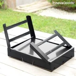 Innovagoods Barbecue Portable Pliable à Utiliser Avec Du Charbon De Bois - Barbecue Portable - Barbecue Pliable - Petit Barbecue - Barbecue Portable - Barbecue De Table - Barbecue De Table Charbon De Bois - Petit Barbecue - Mini Barbecue -Cuisine Fournitures Magasin 1200x1200 57