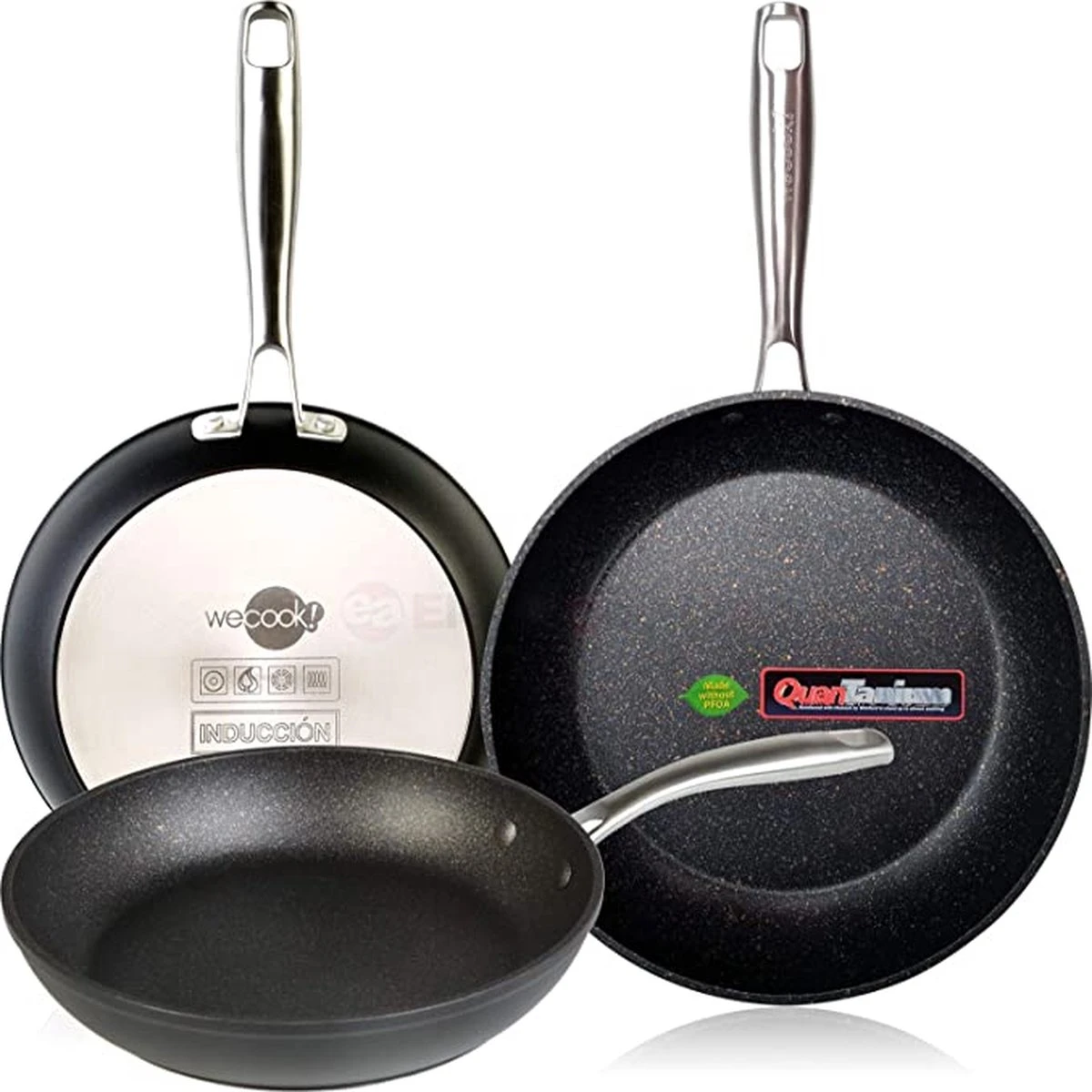 Ensemble De Casseroles / Poêles - Antiadhésif / Ensemble De Poêles à Frire, Ensemble De Poêles à Frire, Sans PFAS, Va Au Lave-vaisselle18-20-24 Cm 4 Ensemble De Casseroles / Poêles - Antiadhésif / Ensemble De Poêles à Frire, Ensemble De Poêles à Frire, Sans PFAS, Va Au Lave-vaisselle18-20-24 Cm – Image 4