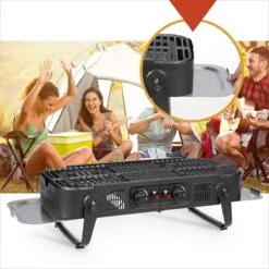 Barbecue à Gaz - Barbecue à Gaz Pliable Zinaps Barbecue à Gaz à 2 Brûleurs Avec Pliage De 3,3 KW à Emporter Avec Sac De Transport Pour Pique-niques, Balcons Et Plus Pour Cartouches De Gaz Normales 5 Kg Et 11 Kg - (WK 02124) -Cuisine Fournitures Magasin 1200x1200 65