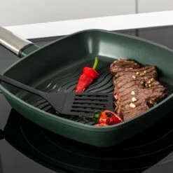Batterie De Cuisine Westinghouse - Série Performance Poêle Wok 28 Cm + Poêle Grill 28 Cm - Vert -Cuisine Fournitures Magasin 1200x1200 713