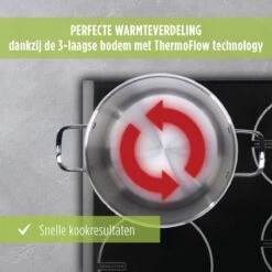 Rosmarino Pour & Cook - Casserole Avec Couvercle En Verre - Ø28cm - 100% Sans PFAS & PFOA - Acier Inoxydable 18/10 - Technologie ThermoFlow - Poignées Cool Touch - Convient à Toutes Les Sources De Chaleur & Lave-vaisselle 16 Rosmarino Pour & Cook - Casserole Avec Couvercle En Verre - Ø28cm - 100% Sans PFAS & PFOA - Acier Inoxydable 18/10 - Technologie ThermoFlow - Poignées Cool Touch - Convient à Toutes Les Sources De Chaleur & Lave-vaisselle -Cuisine Fournitures Magasin 1200x1200 724