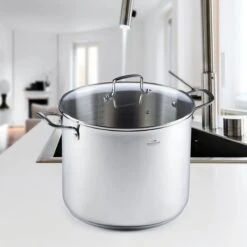 Rosmarino Pour & Cook - Casserole Avec Couvercle En Verre - Ø28cm - 100% Sans PFAS & PFOA - Acier Inoxydable 18/10 - Technologie ThermoFlow - Poignées Cool Touch - Convient à Toutes Les Sources De Chaleur & Lave-vaisselle 18 Rosmarino Pour & Cook - Casserole Avec Couvercle En Verre - Ø28cm - 100% Sans PFAS & PFOA - Acier Inoxydable 18/10 - Technologie ThermoFlow - Poignées Cool Touch - Convient à Toutes Les Sources De Chaleur & Lave-vaisselle -Cuisine Fournitures Magasin 1200x1200 726