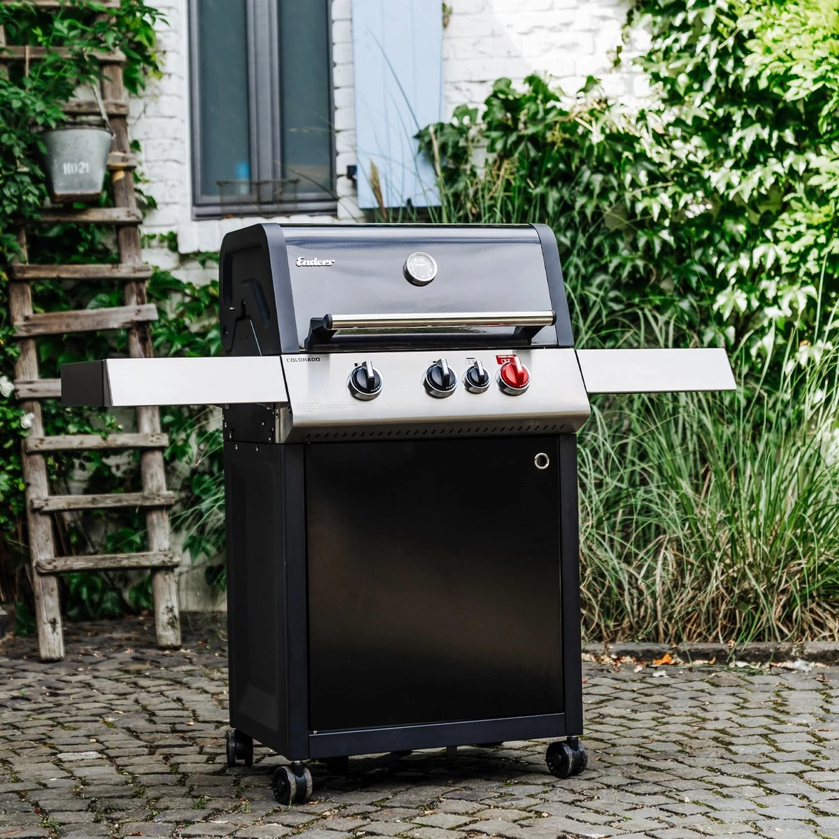 Barbecue à Gaz Enders Colorado 3 I Turbo - Barbecue à Gaz - BBQ - Zwart - Surface De Cuisson 62x43 Cm - Grille De Cuisson En Fonte 9 Barbecue à Gaz Enders Colorado 3 I Turbo - Barbecue à Gaz - BBQ - Zwart - Surface De Cuisson 62x43 Cm - Grille De Cuisson En Fonte – Image 9