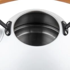 Bouilloire à Sifflet Florina Natura Line En Acier Inoxydable Blanc 2,3 Litres - Bouilloire - Convient à Toutes Les Sources De Chaleur -Cuisine Fournitures Magasin 1200x1200 739