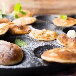 Orange85 Poffertjes En Fonte Orange85 - 24cm - 15 Poffertjes - Toutes Sources De Chaleur - Céramique - Gaz - Induction -Cuisine Fournitures Magasin 1200x1200 753