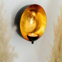 ZEYA Lot De 2 Photophores Muraux, Photophore Mural En Métal Doré Noir, Décoration Murale Salon, Décoration Rustique Pour Bougies Chauffe-plat Et Décoration Murale 7 ZEYA Lot De 2 Photophores Muraux, Photophore Mural En Métal Doré Noir, Décoration Murale Salon, Décoration Rustique Pour Bougies Chauffe-plat Et Décoration Murale -Cuisine Fournitures Magasin 1200x1200 805