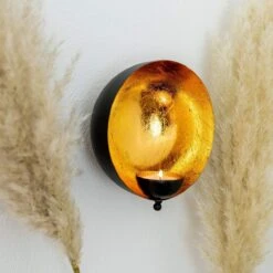 ZEYA Lot De 2 Photophores Muraux, Photophore Mural En Métal Doré Noir, Décoration Murale Salon, Décoration Rustique Pour Bougies Chauffe-plat Et Décoration Murale 8 ZEYA Lot De 2 Photophores Muraux, Photophore Mural En Métal Doré Noir, Décoration Murale Salon, Décoration Rustique Pour Bougies Chauffe-plat Et Décoration Murale -Cuisine Fournitures Magasin 1200x1200 806