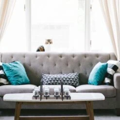 Orange85 Tea Light Holder - Photophore - Photophores Glas - Set - 8 Porte - Pièces Tea Lights - Tea Lights Porte - Glas - Contemporain - Décor -Cuisine Fournitures Magasin 1200x1200 820