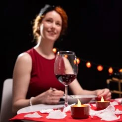 Relaxdays 12 X Bougies Chauffe-plat LED Dans Un Ensemble De Bougies Chauffe-plat - éclairage De Fête - Atmosphérique - Blanc -Cuisine Fournitures Magasin 1200x1200 821