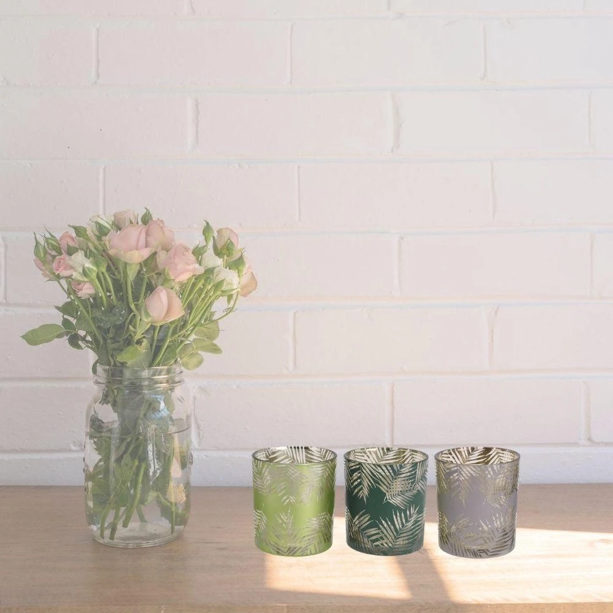 Orange85 Tea Holder Light - 3 Pièces - Thé Warmer - Glas - Thé Porte Lumières - Porte Bougies Chauffe-plat - Décoration - Accueil - Habitat 2 Orange85 Tea Holder Light - 3 Pièces - Thé Warmer - Glas - Thé Porte Lumières - Porte Bougies Chauffe-plat - Décoration - Accueil - Habitat – Image 2