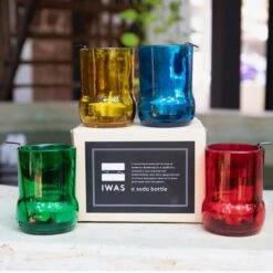 Lot De 4 Photophores Colorés Iwas Avec Bougie Chauffe-plat Recyclés Fabriqués à Partir De Bouteilles De Soda Recyclées 9 Lot De 4 Photophores Colorés Iwas Avec Bougie Chauffe-plat Recyclés Fabriqués à Partir De Bouteilles De Soda Recyclées -Cuisine Fournitures Magasin 1200x1200 827