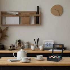 Boîte à Thé Relaxdays Bois - Boîte à Thé 7 Compartiments - Magasin De Thé - Boîte à Thé - Boîte à Thé - Boîte Blanche -Cuisine Fournitures Magasin 1200x1200 835