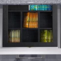 Boîte à Thé Relaxdays Bois - Boîte à Thé 7 Compartiments - Magasin De Thé - Boîte à Thé - Boîte à Thé - Boîte Blanche -Cuisine Fournitures Magasin 1200x1200 840