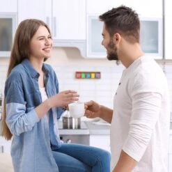 Boîte à Thé Relaxdays 5 Compartiments - Coffre à Thé - Support Pour Sachets De Thé - Bambou - Pour Env.10 Sachets De Thé -Cuisine Fournitures Magasin 1200x1200 851