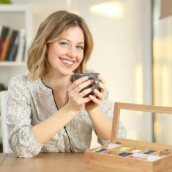 Boîte à Thé Relaxdays 10 Compartiments - Bambou - Boîte à Thé Bois - Avec Couvercle Et Fenêtre - Polyvalent 17 Boîte à Thé Relaxdays 10 Compartiments - Bambou - Boîte à Thé Bois - Avec Couvercle Et Fenêtre - Polyvalent -Cuisine Fournitures Magasin 1200x1200 871