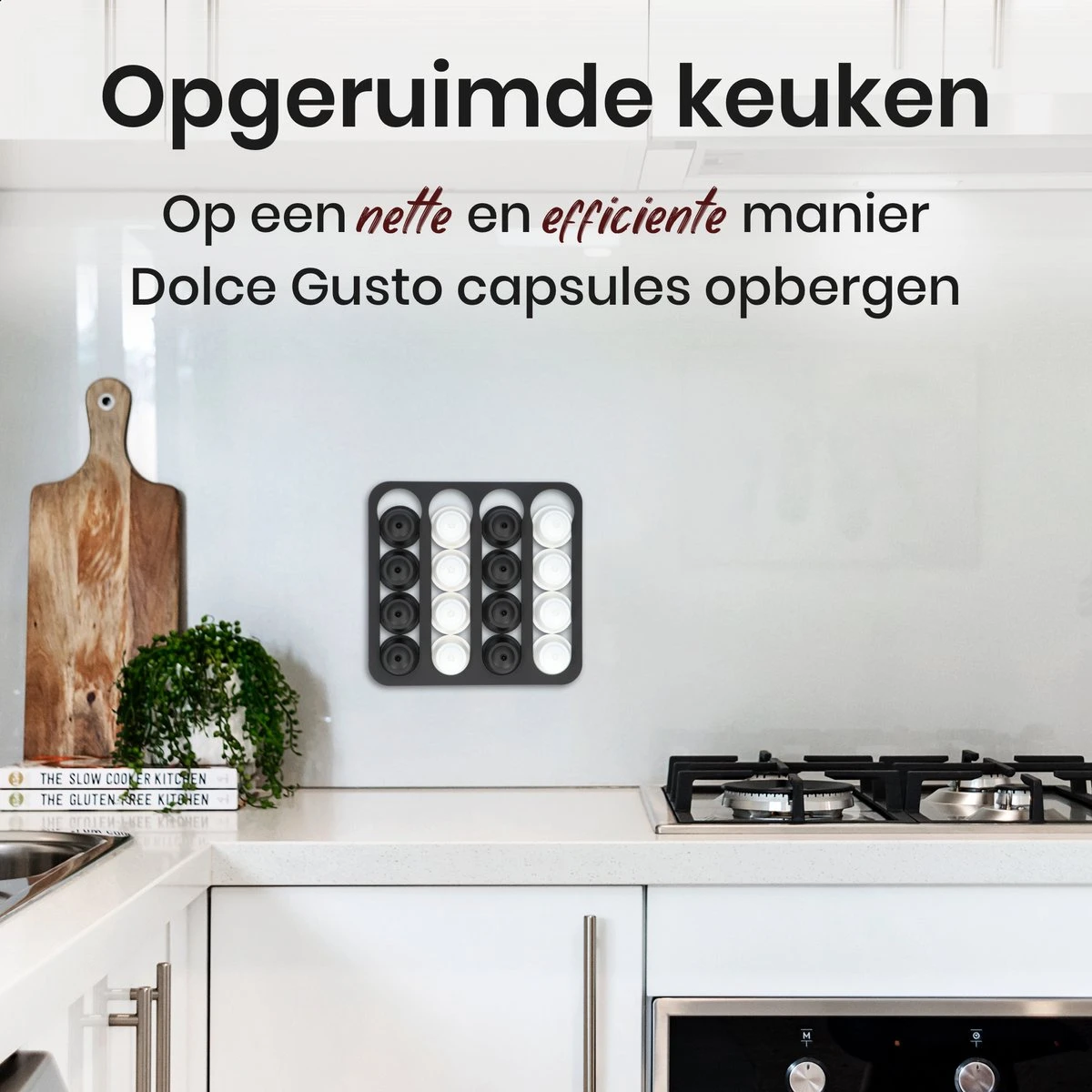 Porte-capsules Jooba Dolce Gusto - Porte- Tasses à Café - Porte-gobelet Dolce Gusto - Noir Mat - 16 Capsules - Porte-gobelet - Autocollant 2 Porte-capsules Jooba Dolce Gusto - Porte- Tasses à Café - Porte-gobelet Dolce Gusto - Noir Mat - 16 Capsules - Porte-gobelet - Autocollant – Image 2