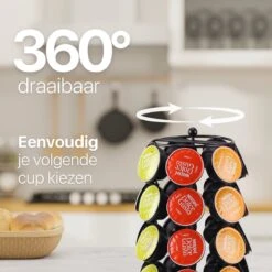 Porte-capsule LaCardia - Porte- Porte-capsules Dolce Gusto - 35 Tasses - Rotatif - Porte-gobelet à Café - Zwart 10 Porte-capsule LaCardia - Porte- Porte-capsules Dolce Gusto - 35 Tasses - Rotatif - Porte-gobelet à Café - Zwart -Cuisine Fournitures Magasin 1200x1200 908