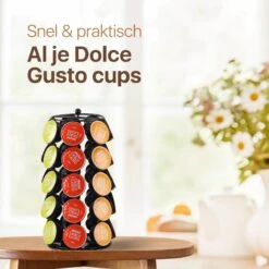 Porte-capsule LaCardia - Porte- Porte-capsules Dolce Gusto - 35 Tasses - Rotatif - Porte-gobelet à Café - Zwart 15 Porte-capsule LaCardia - Porte- Porte-capsules Dolce Gusto - 35 Tasses - Rotatif - Porte-gobelet à Café - Zwart -Cuisine Fournitures Magasin 1200x1200 913
